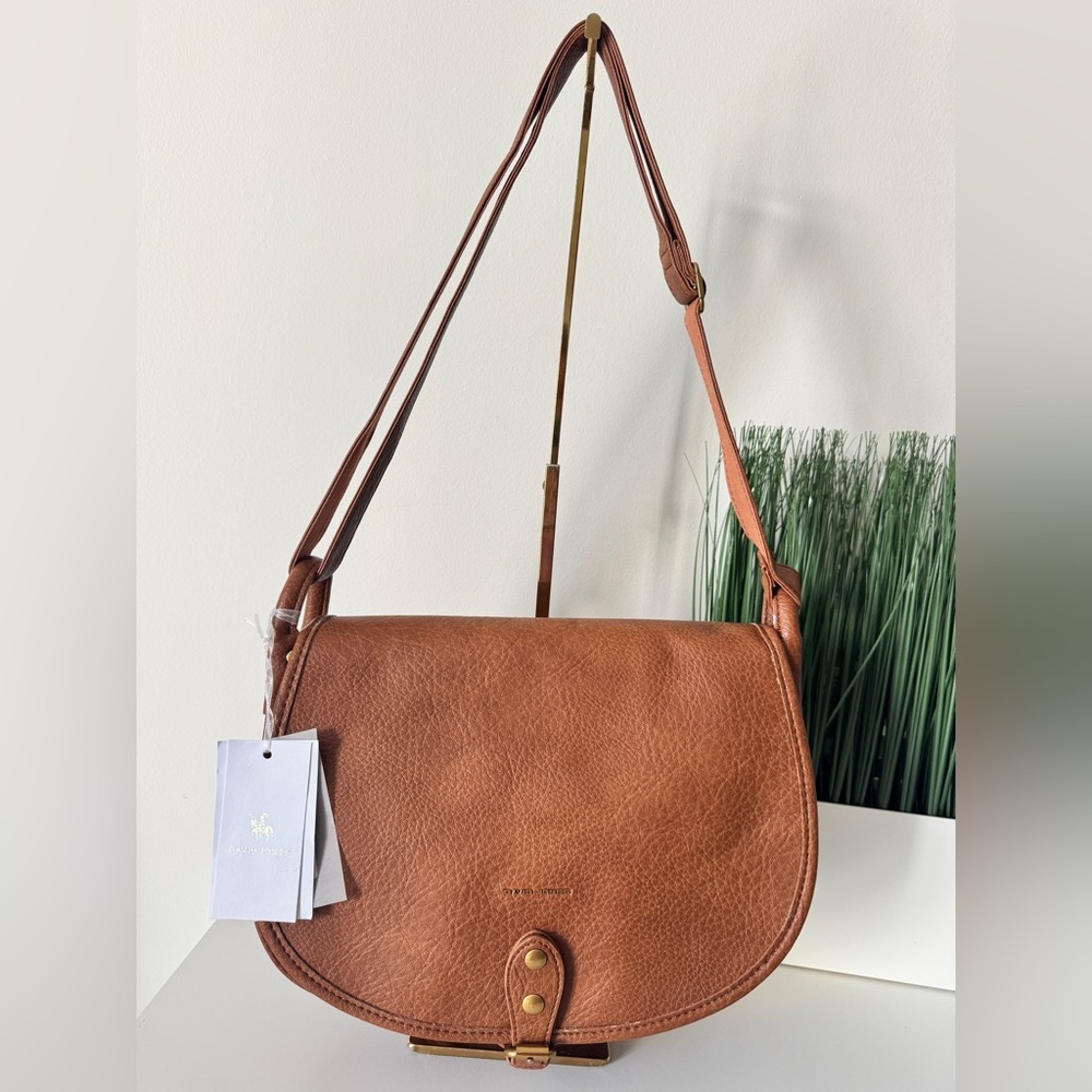NWT David Jones large crossbody bag brown - Picture 2 of 12